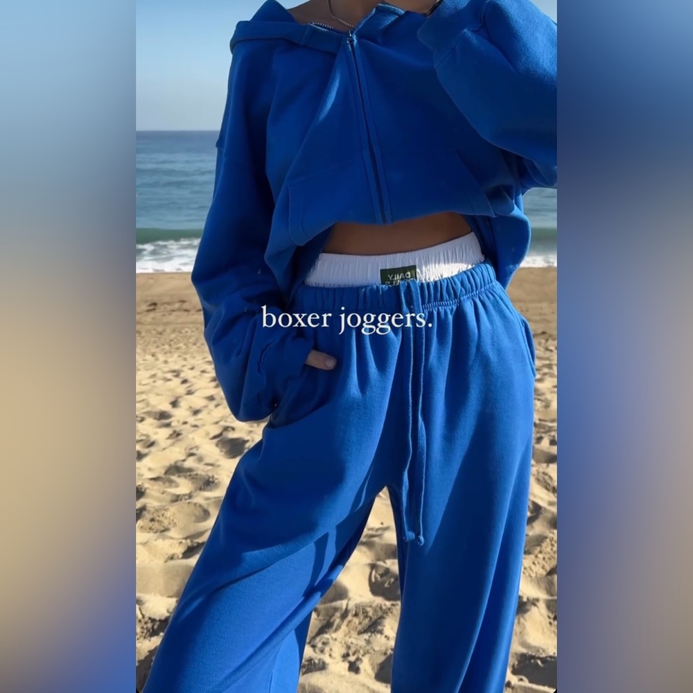 Daily Drills Brand New with Tags SOLD OUT Cobalt blue Boxer Joggers XS/S